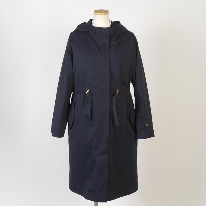 ビジネスコート レディースフーデッド ロング キルトライナー