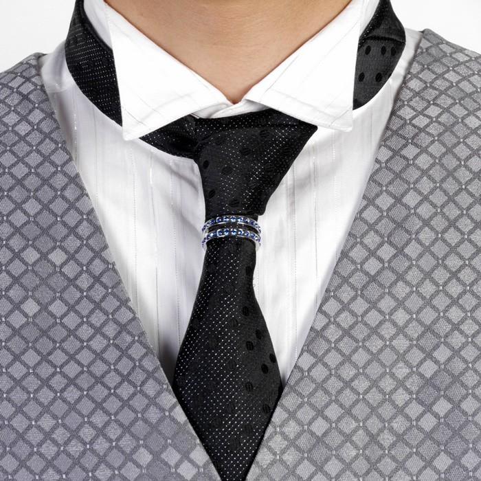 国産 ネクタイリング リングタイ スカーフリングスワロフスキー