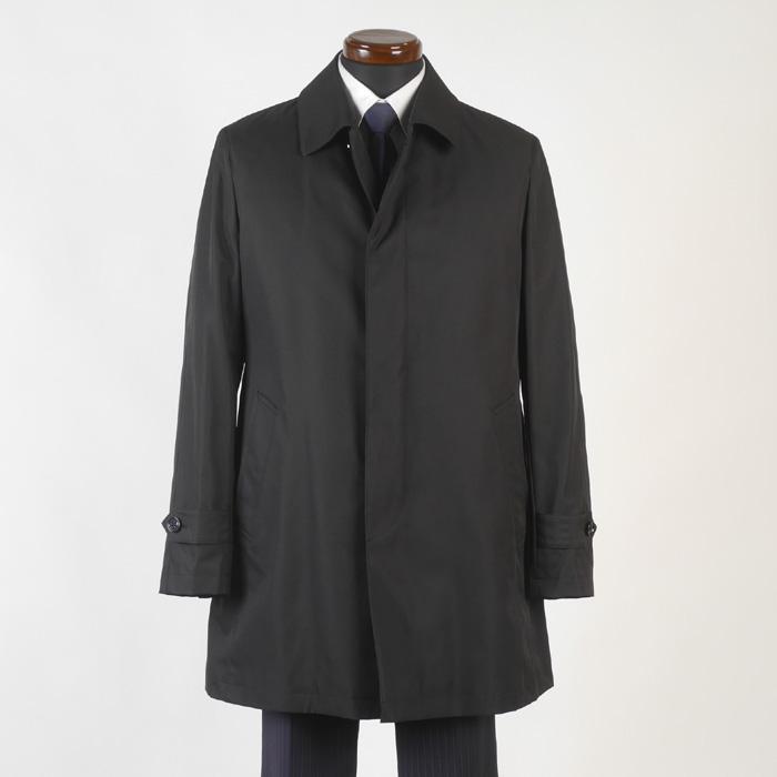 ステンカラー コート メンズ S M L LL 4Lサイズ ビジネス ライナー付き