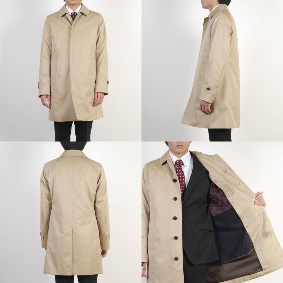 定番ビジネスコート】ステンカラー コート メンズ バイウォーム 長期間
