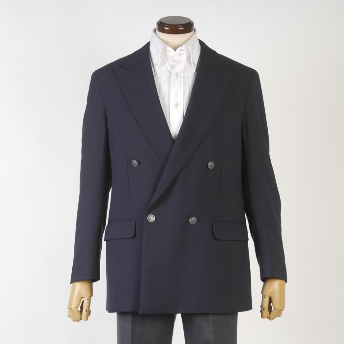 剣道 審判 服 紺ブレザー 銀ボタン ジャケット メンズ4ボタン ダブル