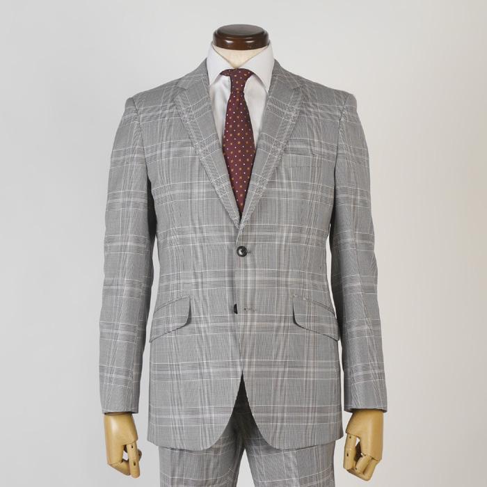 スーツ Tollegno トレーニョ 3D WOOL ノータック スリム ビジネス