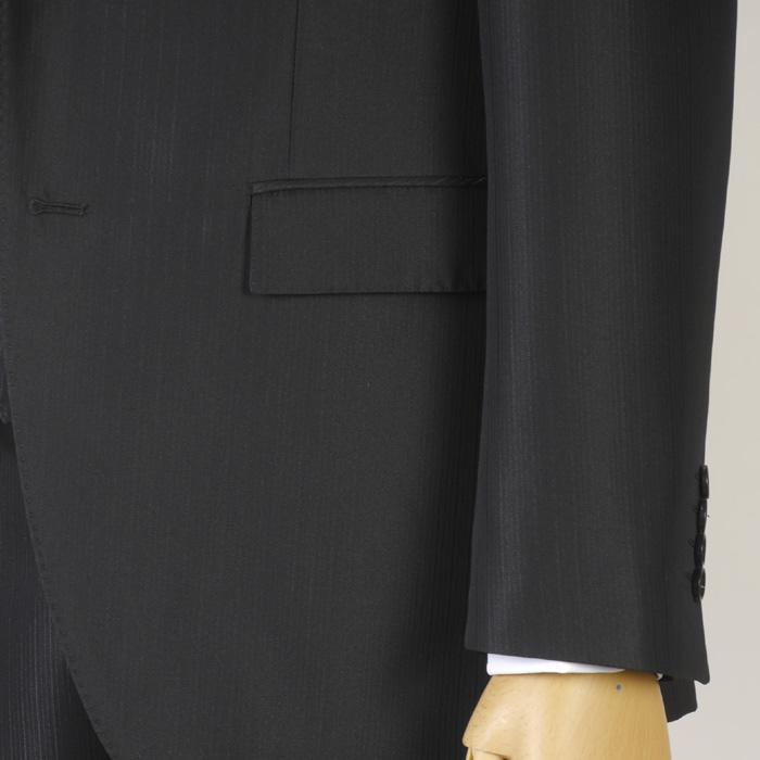 スーツ3ピース  renoma HOMME レノマオム光沢ストライプ柄 ノータック アジャスター付 ビジネススーツ メンズ A AB体 全3色 33000 rsw8062Aの画像