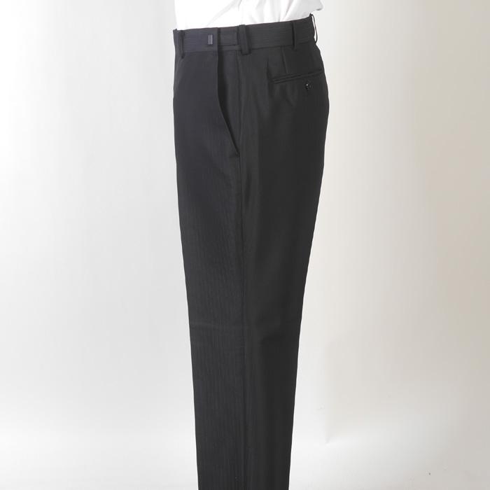 美品 レノマ 3ピース セットアップ ストレッチ 格子柄 3ピース 黒 A6 renoma（レノマ） スーツ3ピース renoma HOMME レノマオム光沢