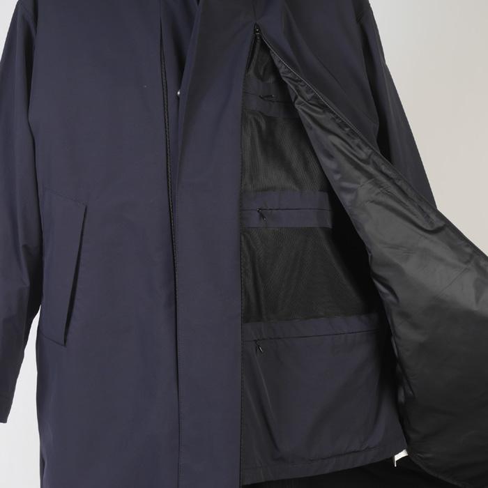 ステンカラー コート メンズ Lサイズ ビジネスコート ロング丈