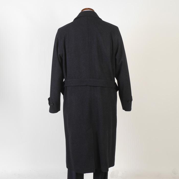ステンカラー ロングコート ウール100％ メンズ Lサイズ ビジネス