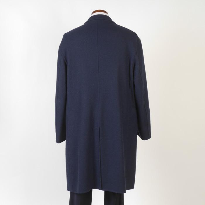 チェスターカラー コート ウール100％ メンズ Lサイズ ビジネスコート