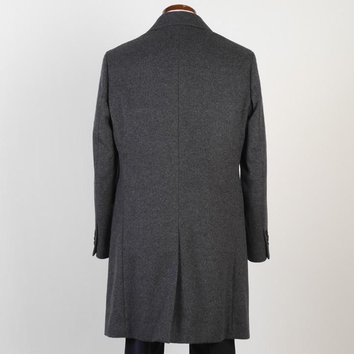 販売終了チェスターカラー コート メンズイタリア「Alta Qualita