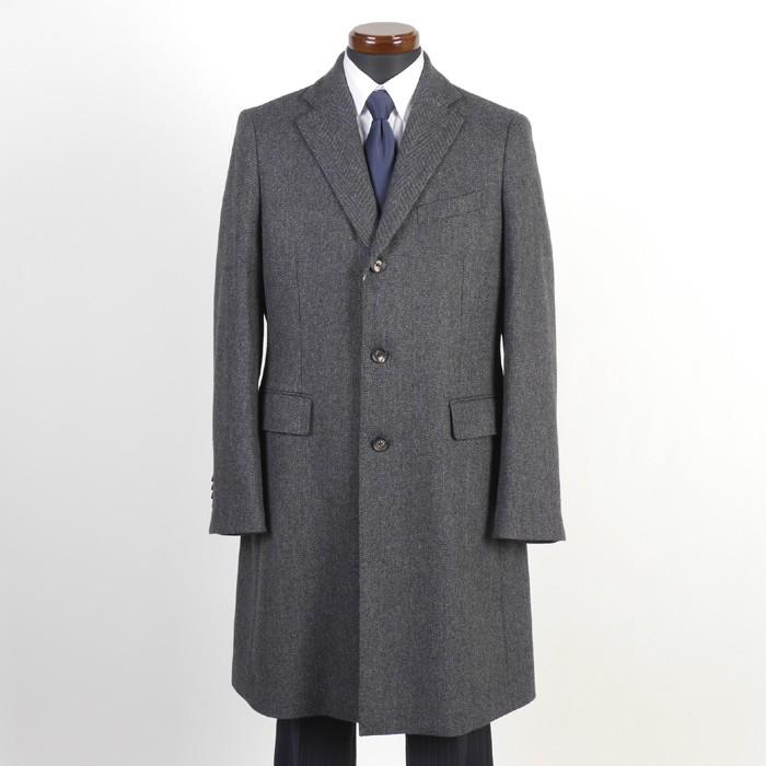 チェスターカラー コート メンズウール Lサイズ ビジネスコートグレー へリンボン Sg L Sc Sc 洋服倉庫yahoo 店 通販 Yahoo ショッピング