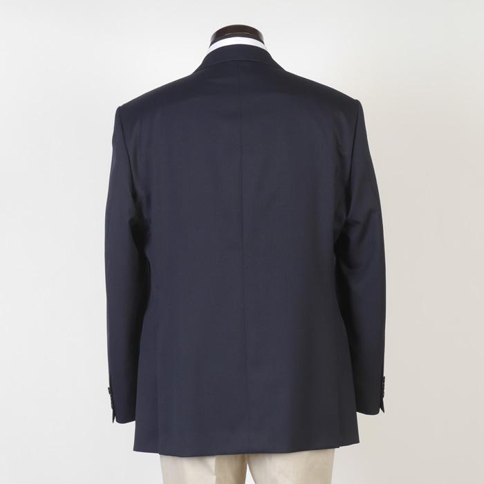 ジャケットビジネス テーラード メンズ AB6 濃紺無地 7000 SJ3052