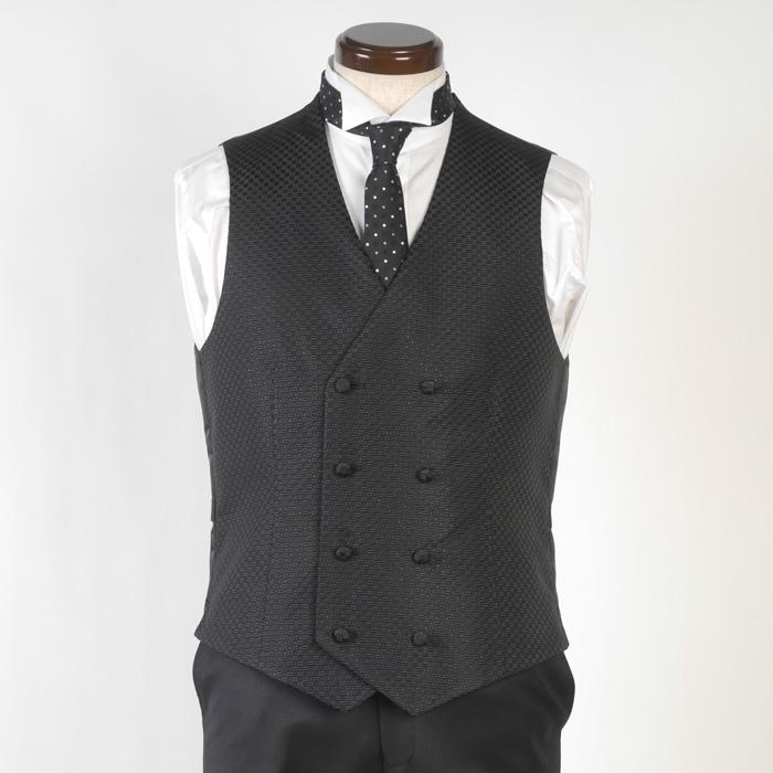 礼装／ベストダブル8釦 ALサイズ メール便 9800 STV7934 : 洋服倉庫