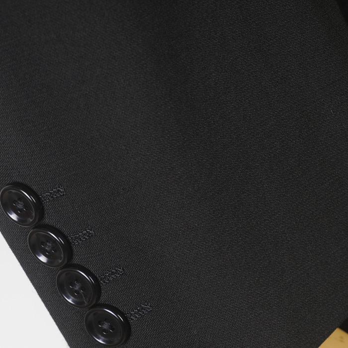 礼服 ErmenegildoZegna エルメネジルドゼニアノータック スリム ブラックメンズオーストラリア産スーパーファインウール100％ 丁寧縫製 51000 tRF801の画像