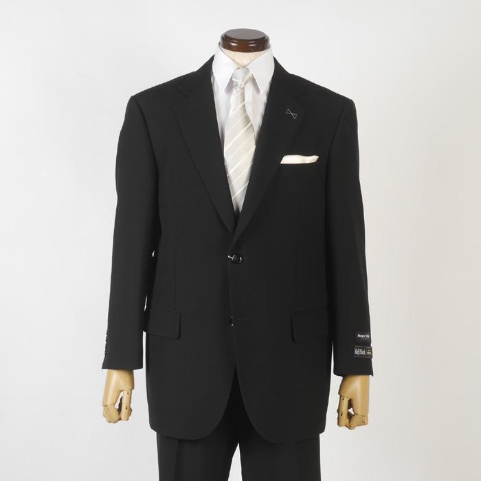 礼服メンズ ブラックフォーマル 1タック シングル スーツ大きなサイズ