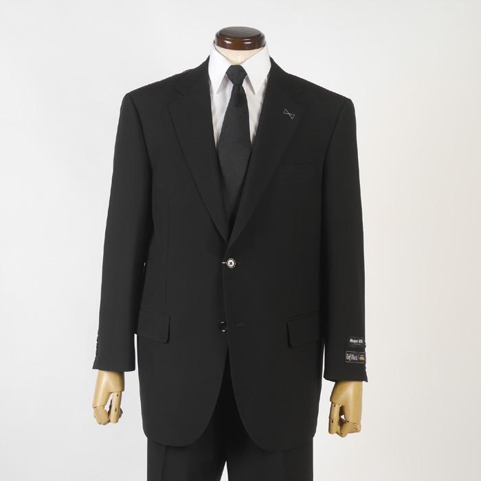 礼服メンズ ブラックフォーマル 1タック シングル スーツ大きなサイズ