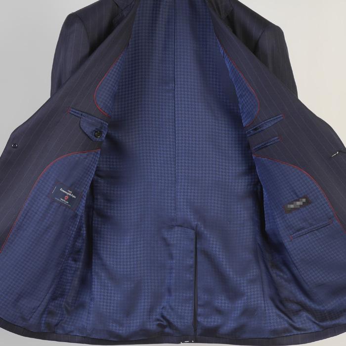 スーツ ErmenegildoZegna ゼニア「TRAVELLER」トラベラーノータック スリム ビジネス スーツ メンズ本水牛釦使用 全5柄 54000 bi tRS2050の画像