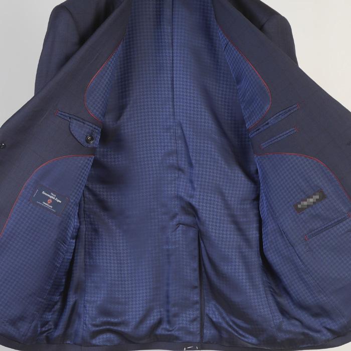 スーツ ErmenegildoZegna ゼニア「TRAVELLER」トラベラーノータック スリム ビジネス スーツ メンズ本水牛釦使用 全5柄 54000 bi tRS2050の画像