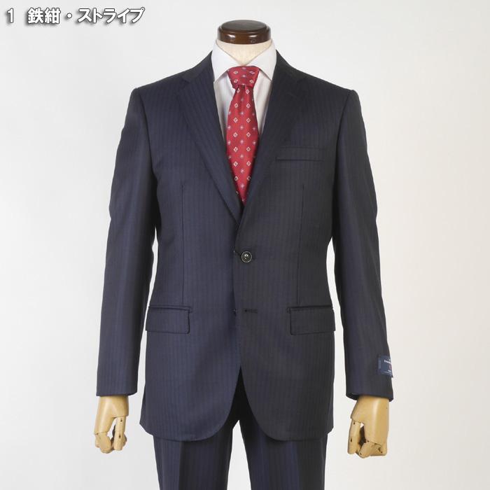 スーツ ErmenegildoZegna ゼニア「TRAVELLER」トラベラーノータック スリム ビジネス スーツ メンズ本水牛釦使用 全5柄 54000 bi tRS2050の画像