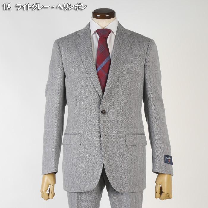 スーツ ErmenegildoZegna ゼニア「CROSS PLY」クロスプライノータック スリム ビジネス スーツ メンズ本水牛釦使用 全2柄 51000 bi tRS2051の画像
