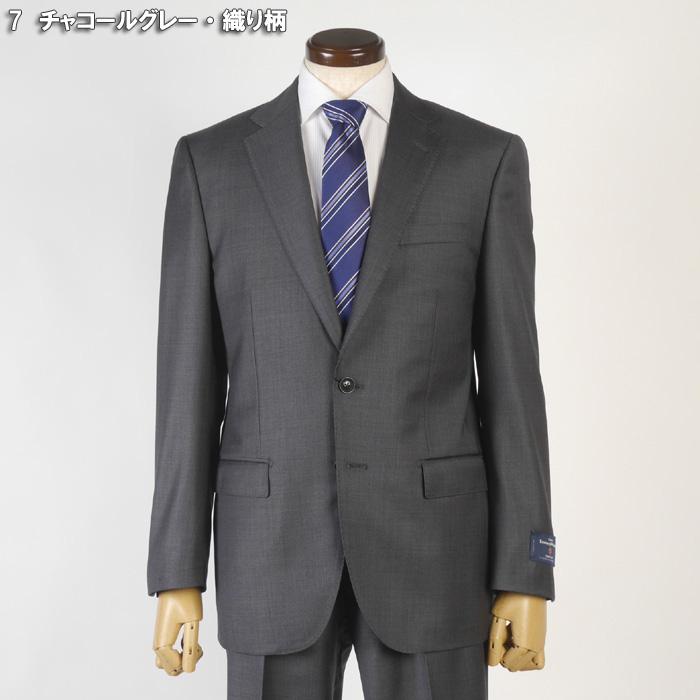 スーツ ErmenegildoZegna ゼニア「TRAVELLER」トラベラーノータック スリム ビジネス スーツ メンズ本水牛釦使用 全5柄 54000 bi tRS3057の画像