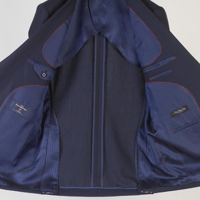 スーツ ErmenegildoZegna ゼニア「TROPICAL」トロピカルノータック スリム ビジネス スーツ メンズ本水牛釦使用 全3柄 54000 bi tRS3058の画像