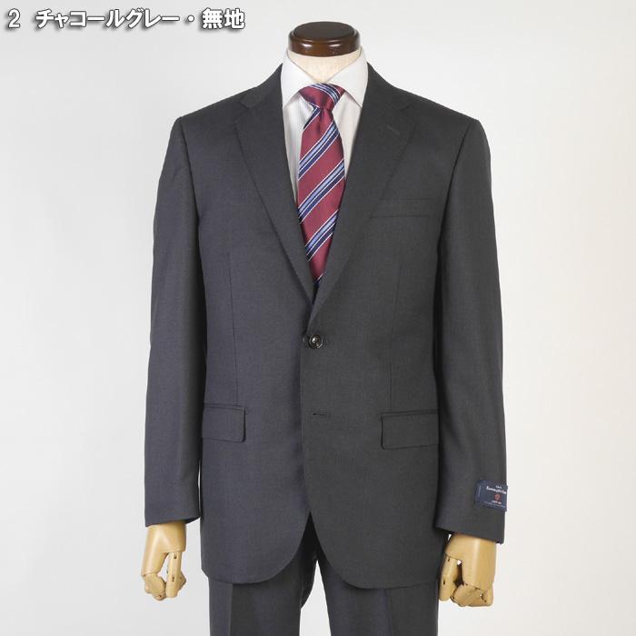 スーツ ErmenegildoZegna ゼニア「TROPICAL」トロピカルノータック スリム ビジネス スーツ メンズ本水牛釦使用 全3柄 54000 bi tRS3058の画像