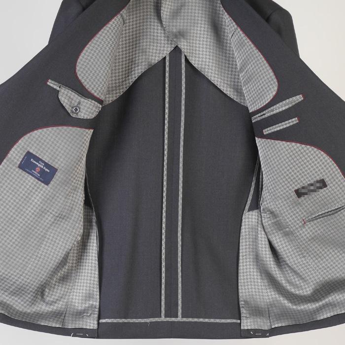 スーツ ErmenegildoZegna ゼニア「TROPICAL」トロピカルノータック スリム ビジネス スーツ メンズ本水牛釦使用 全3柄 54000 bi tRS3058の画像