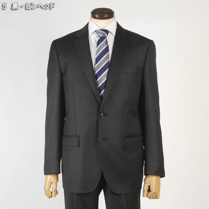 スーツ Loropiana ロロピアーナ「365」Super130'sノータック スリム ビジネス スーツ メンズ本水牛釦使用 全5柄 48000 bi tRS3059abの画像