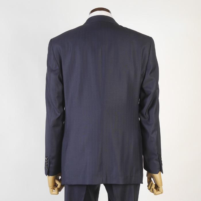 スーツ Loropiana ロロピアーナ「365」Super130'sノータック スリム ビジネス スーツ メンズ本水牛釦使用 全5柄 48000 bi tRS3059abの画像