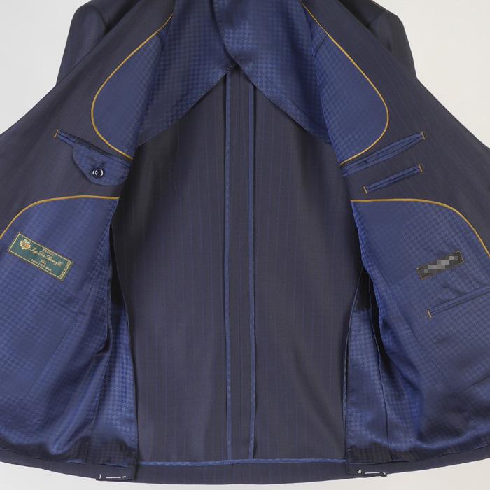 スーツ Loropiana ロロピアーナ「365」Super130'sノータック スリム ビジネス スーツ メンズ本水牛釦使用 全5柄 48000 bi tRS3059abの画像