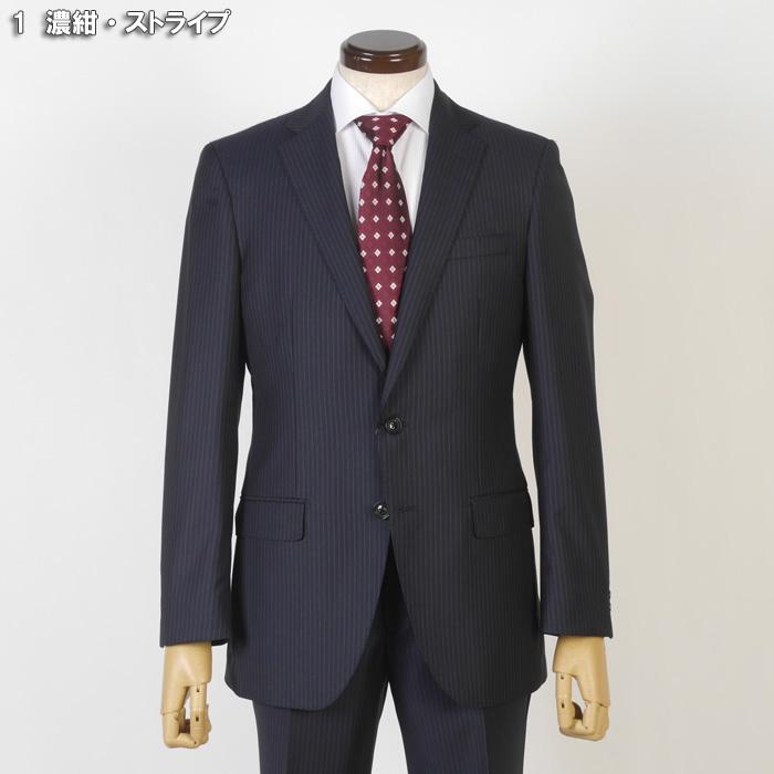 スーツ Loropiana ロロピアーナ FOUR SEASONS ノータックスリム ビジネススーツメンズ本水牛釦使用 全2色 42000 tRS4008の画像