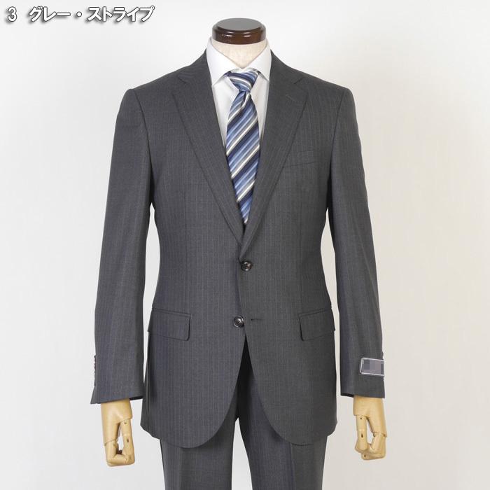 スーツ NIKKE 日本毛織ノータック スリム ビジネススーツ メンズ 本