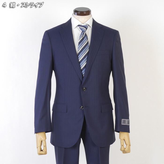 スーツ NIKKE 日本毛織ノータック スリム ビジネススーツ メンズ 本