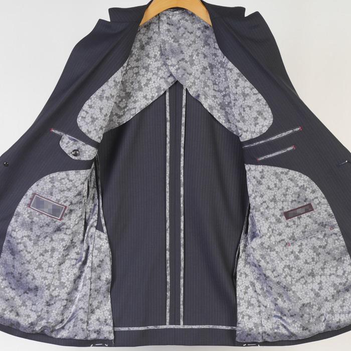 スーツ NIKKE 日本毛織ノータック スリム ビジネススーツ メンズ 本