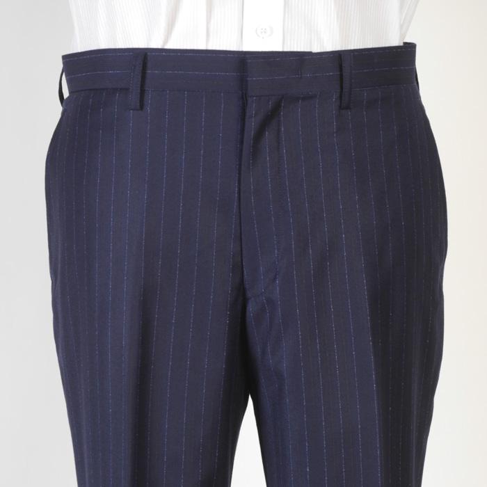 スーツ3ピース Loropiana ロロピアーナノータック ビジネススーツ メンズ本水牛釦使用 全4柄 me 49000 tRS6055の画像