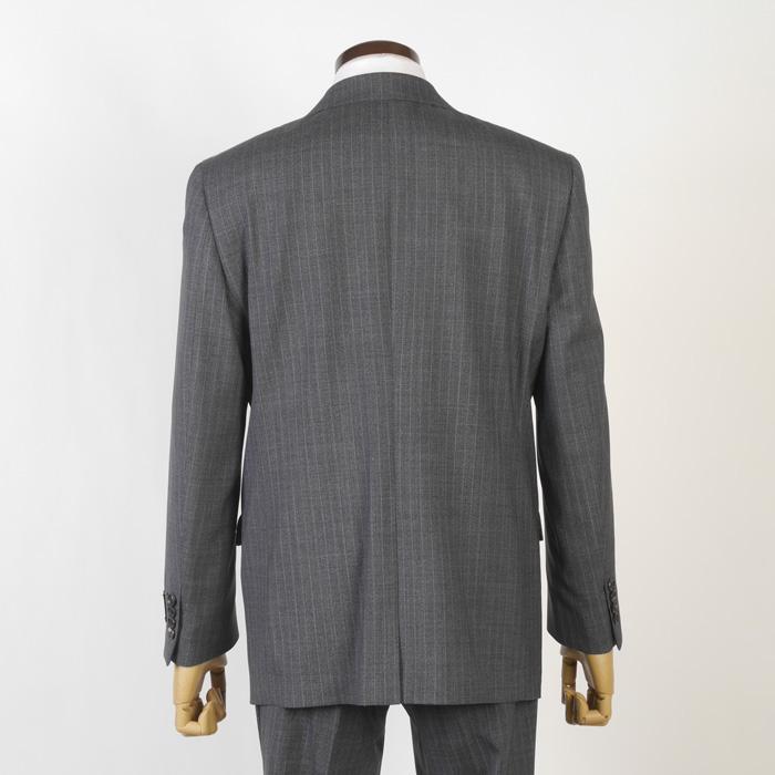 スーツ ErmenegildoZegna ゼニア「TROPICAL JASPE」トロピカルジャスペノータック スリム ビジネス スーツ メンズ本水牛釦使用  bi 48000 tRS7002の画像