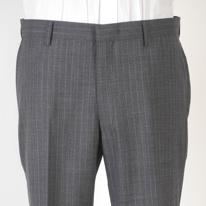 スーツ ErmenegildoZegna ゼニア「TROPICAL JASPE」トロピカルジャスペノータック スリム ビジネス スーツ メンズ本水牛釦使用  bi 48000 tRS7002の画像