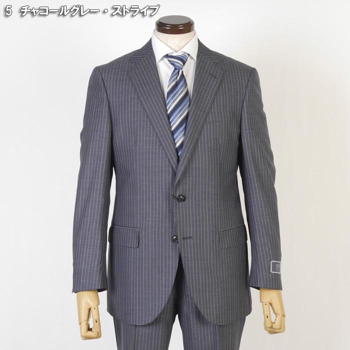 スーツ NIKKE 日本毛織ノータック スリム ビジネススーツ メンズ 本