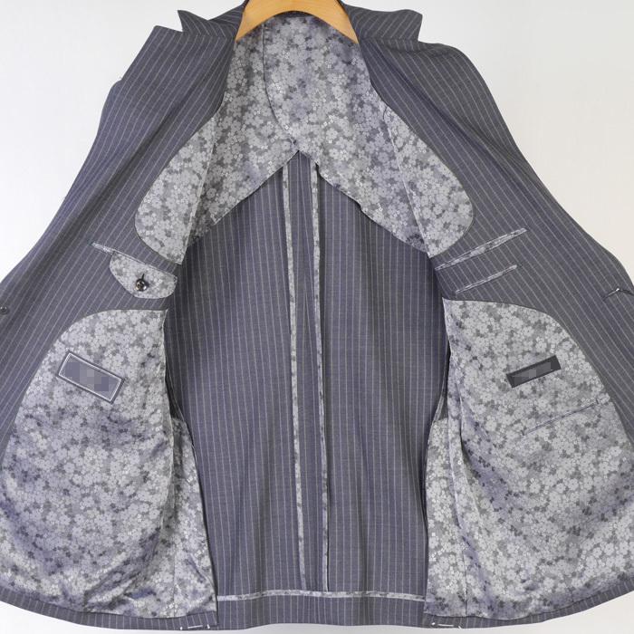 スーツ NIKKE 日本毛織ノータック スリム ビジネススーツ メンズ 本