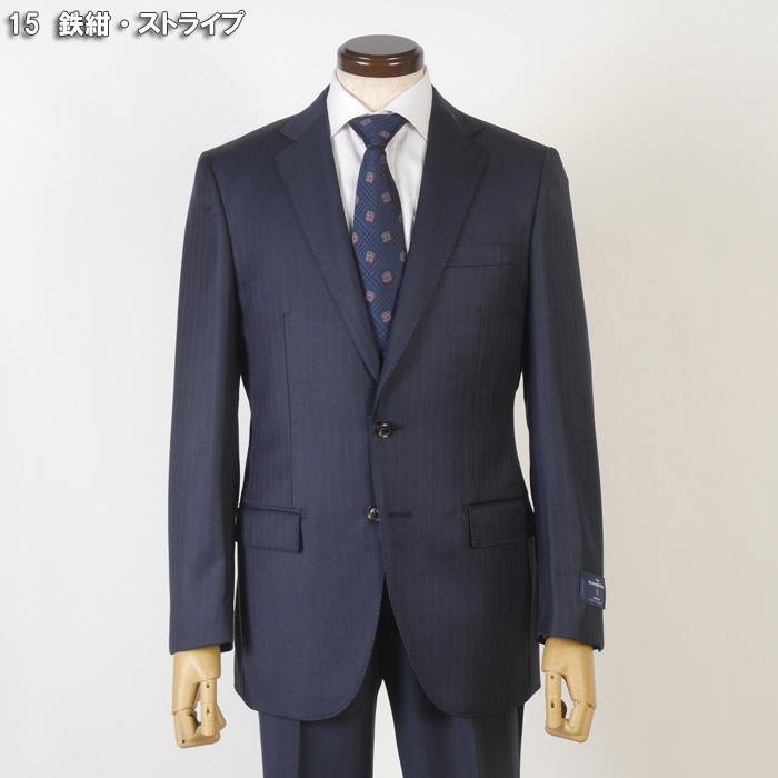 スーツ ErmenegildoZegna ゼニア「TRAVELLER」トラベラーノータック スリム ビジネス スーツ メンズ A体 本水牛釦使用 全7柄 bi 54000 tRS8042aの画像