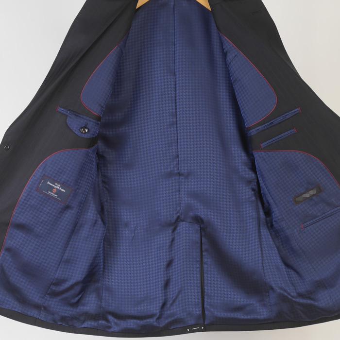 スーツ ErmenegildoZegna ゼニア「TRAVELLER」トラベラーノータック スリム ビジネス スーツ メンズ A体 本水牛釦使用 全7柄 bi 54000 tRS8042aの画像