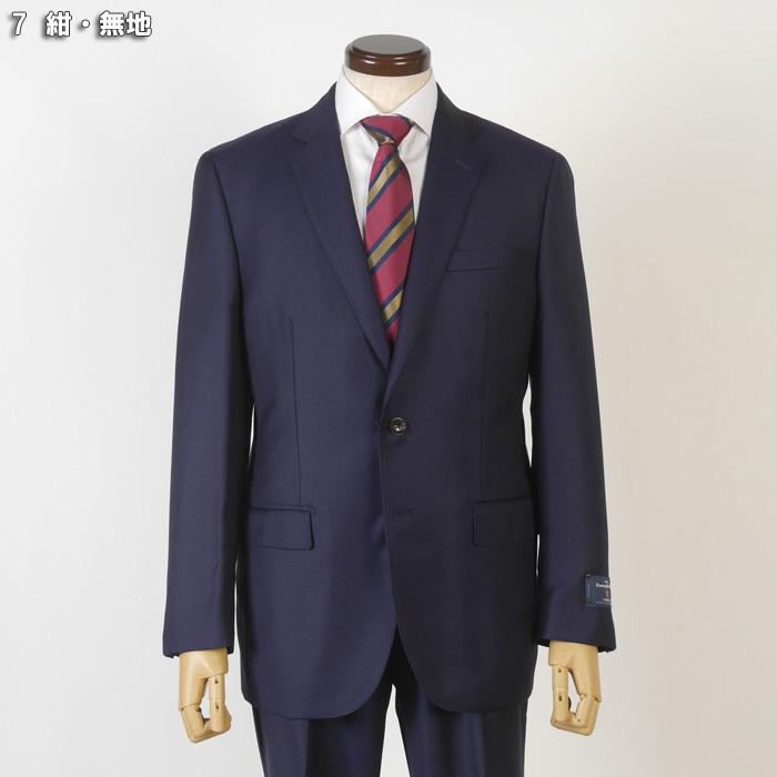 スーツ ErmenegildoZegna ゼニア「TRAVELLER」トラベラーノータック スリム ビジネス スーツ メンズ AB体 本水牛釦使用 全9柄 bi 54000 tRS8042abの画像