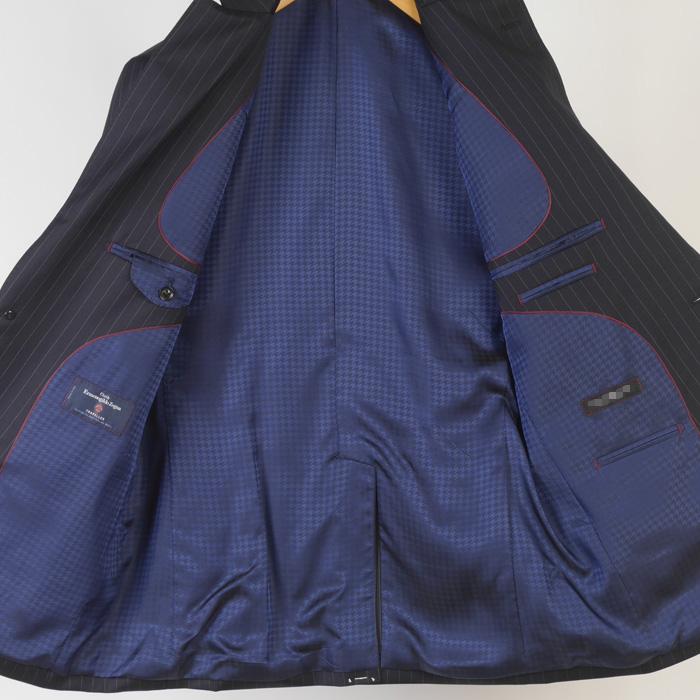 スーツ ErmenegildoZegna ゼニア「TRAVELLER」トラベラーノータック スリム ビジネス スーツ メンズ AB体 本水牛釦使用 全9柄 bi 54000 tRS8042abの画像