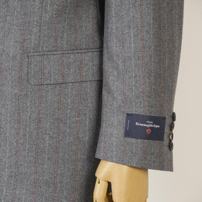 スーツ ErmenegildoZegna ゼニア ノータック スリム ビジネス スーツ メンズ BB体 本水牛釦使用 51000 bi tRS8045bbの画像