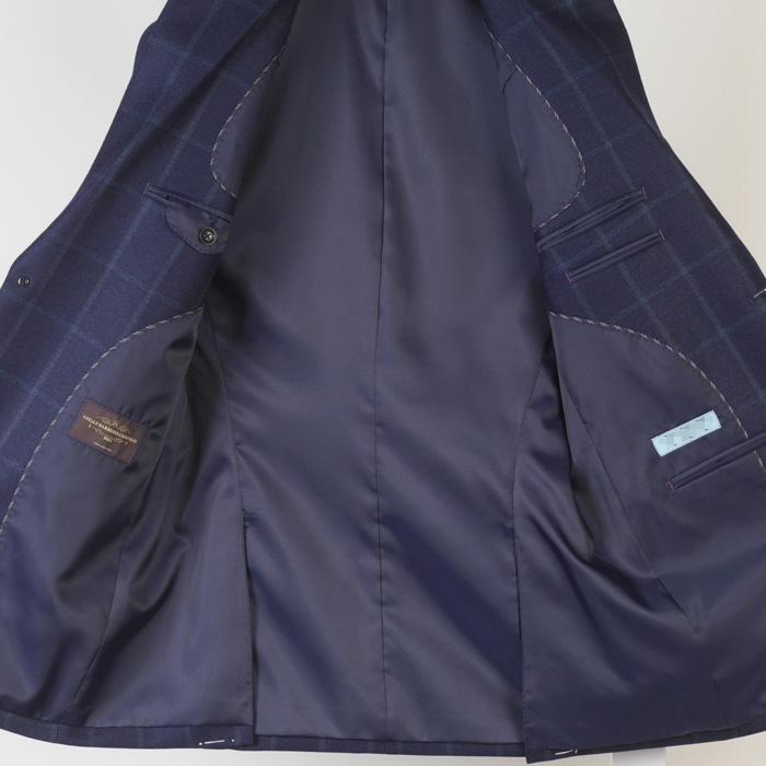 スーツ3ピース CANONICO カノニコノータック スリム ビジネススーツ