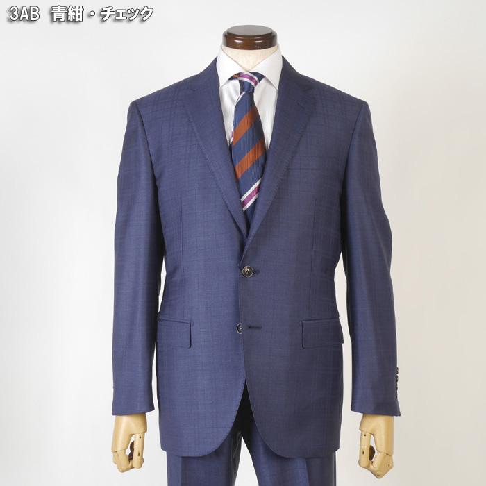 スーツ LoroPiana ロロピアーナ「365」Super130'sノータック スリム ビジネス スーツ メンズ本水牛釦使用 全9柄 48000 bi tRS9035の画像