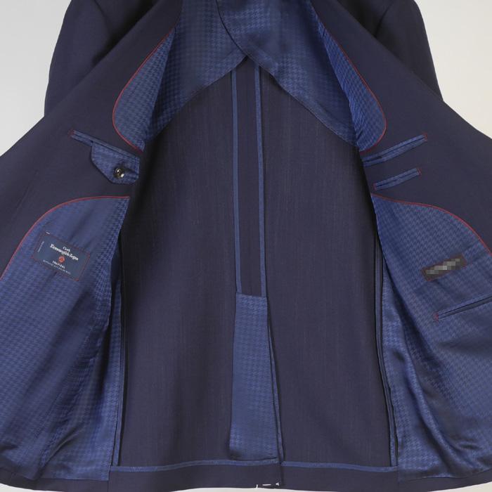 スーツ ErmenegildoZegna ゼニア「TROPICAL」トロピカルノータック スリム ビジネス スーツ メンズ本水牛釦使用 全4柄 bi 51000 tRS9038の画像