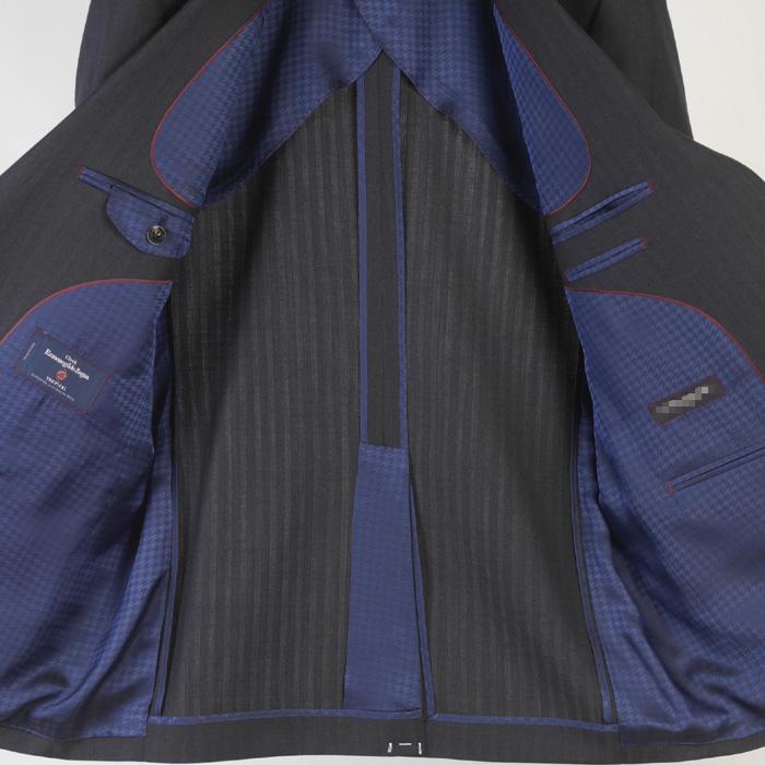 スーツ ErmenegildoZegna ゼニア「TROPICAL」トロピカルノータック スリム ビジネス スーツ メンズ本水牛釦使用 全4柄 bi 51000 tRS9038の画像