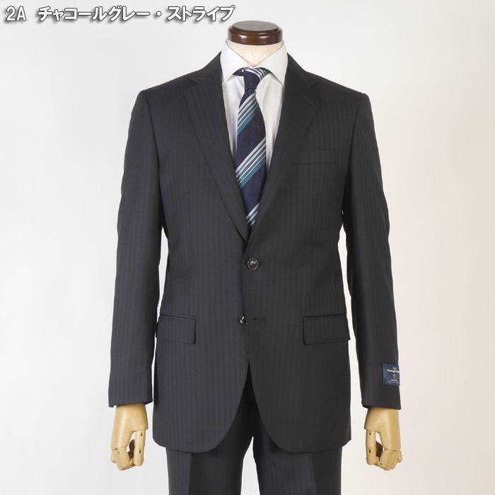 スーツ ErmenegildoZegna ゼニア「TROPICAL」トロピカルノータック スリム ビジネス スーツ メンズ本水牛釦使用 全4柄 bi 51000 tRS9038の画像