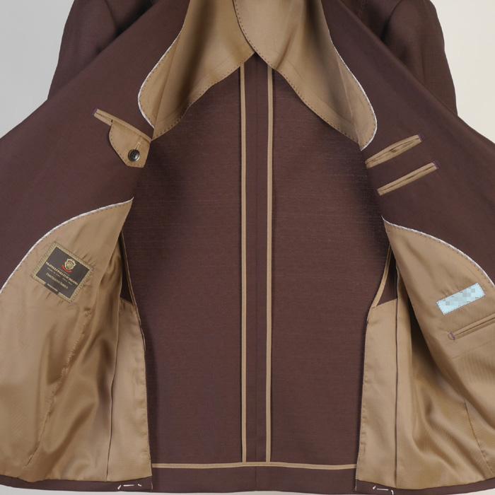 スーツ3ピース FRATELLI TALLIA DI DELFINO フラッテリ タリア ディ デルフィノノータック スリム ビジネススーツ メンズ全2柄 42000 me tRS9045の画像