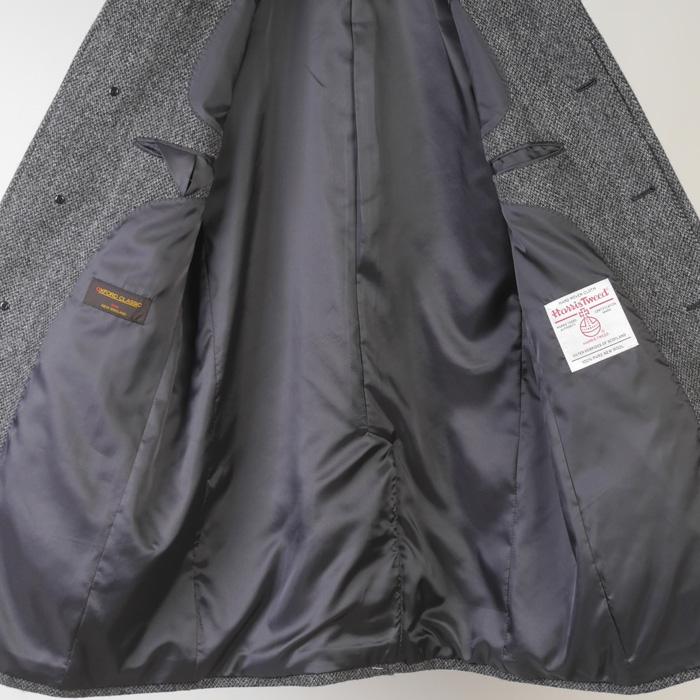 コート ステンカラー コート メンズ 「Harris Tweed」 ハリスツイード 最高級ウール100％ 全5柄 42000 wRC3611の画像